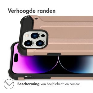 iMoshion Rugged Xtreme Backcover iPhone 14 Pro Max - Rosé Goud