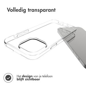 Accezz Clear Backcover iPhone 14 Pro Max - Transparant