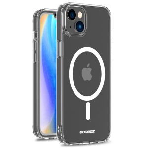 Accezz Clear Backcover met MagSafe iPhone 14 Plus - Transparant