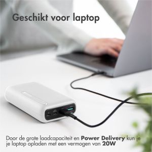 iMoshion Powerbank - 27.000 mAh - Quick Charge en Power Delivery - Wit