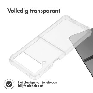 Accezz Clear Backcover Samsung Galaxy Z Flip 4 - Transparant