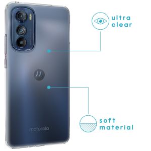 iMoshion Softcase Backcover Motorola Edge 30 - Transparant