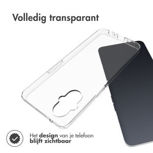 Accezz Clear Backcover Oppo Reno8 Lite - Transparant