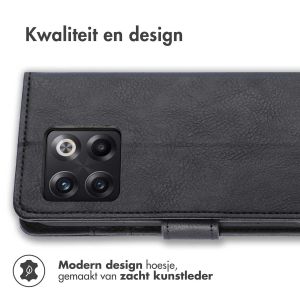 iMoshion Luxe Bookcase OnePlus 10T - Zwart