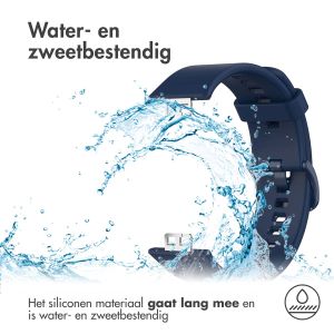 iMoshion Siliconen bandje Huawei Watch Fit - Donkerblauw