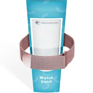 iMoshion Milanees magnetisch bandje Apple Watch Series 1-9 / SE / Ultra (2) - 42/44/45/49 mm - Maat S - Roze