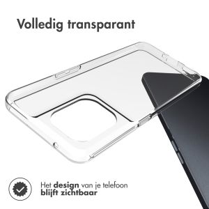 Accezz Clear Backcover Oppo Reno 8 5G - Transparent