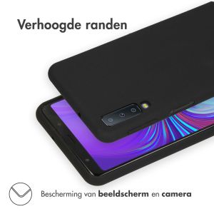 iMoshion Color Backcover Samsung Galaxy A7 (2018) - Zwart