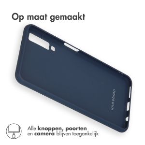iMoshion Color Backcover Samsung Galaxy A7 (2018) - Donkerblauw