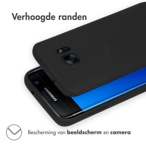 iMoshion Color Backcover Samsung Galaxy S7 - Zwart