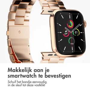 iMoshion Stalen bandje Apple Watch Series 1-9 / SE - 38/40/41 mm - Rosé Goud