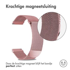 iMoshion Milanees magnetisch bandje - Universeel 20 mm aansluiting - Maat S - Roze