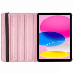 iMoshion 360° draaibare Bookcase iPad 10 (2022) 10.9 inch - Roze