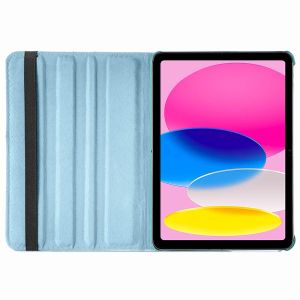 iMoshion 360° draaibare Bookcase iPad 10.9 (2022) - Turquoise