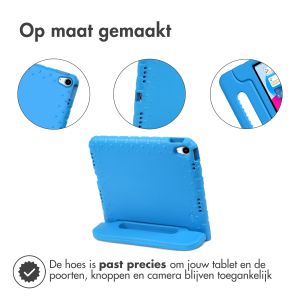 iMoshion Kidsproof Backcover met handvat iPad 10 (2022) 10.9 inch - Blauw