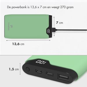 iMoshion Powerbank - 10.000 mAh - Quick Charge en Power Delivery - Groen