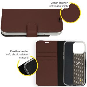 Accezz Wallet Softcase Bookcase iPhone 14 Pro - Bruin