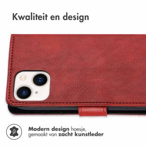 iMoshion Luxe Bookcase iPhone 14 - Rood