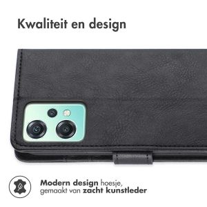 iMoshion Luxe Bookcase OnePlus Nord CE 2 Lite 5G - Zwart