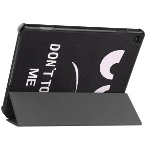 iMoshion Design Trifold Bookcase Lenovo Tab M10 (3rd gen) - Don't touch