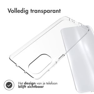 Accezz Clear Backcover Motorola Moto G52 / G82 - Transparant