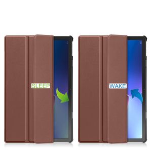 iMoshion Trifold Bookcase Lenovo Tab M10 Plus (3rd gen) - Bruin