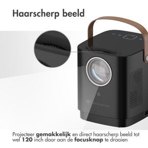 iMoshion Mini projector - Mini beamer WiFi - 3400 lumen - Zwart