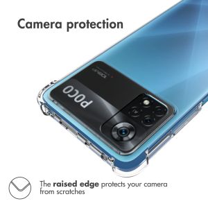 iMoshion Shockproof Case Xiaomi Poco X4 Pro 5G - Transparant
