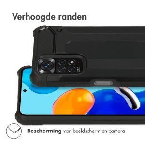 iMoshion Rugged Xtreme Backcover Xiaomi Redmi Note 11 (4G) / Note 11S (4G) - Zwart