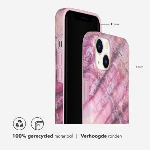 Selencia Aurora Fashion Backcover iPhone 13 - Duurzaam hoesje - 100% gerecycled - Ocean Shell Purple