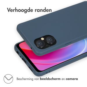 iMoshion Color Backcover Oppo A96 - Donkerblauw
