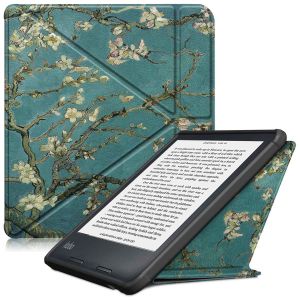 iMoshion Design Vouwbare Bookcase Kobo Libra 2 / Tolino Vision 6 - Green Plant