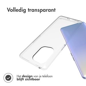 Accezz Clear Backcover Oppo Find X5 5G - Transparant