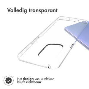 Accezz Clear Backcover Oppo Find X5 Pro 5G - Transparant