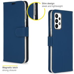 Accezz Wallet Softcase Bookcase Samsung Galaxy A23 (5G) - Donkerblauw