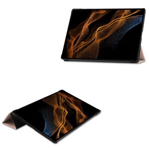 iMoshion Trifold Bookcase Samsung Galaxy Tab S8 Ultra - Rosé Goud