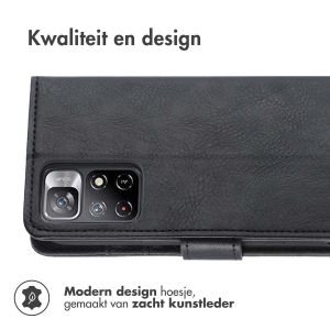 iMoshion Luxe Bookcase Xiaomi Redmi Note 11 (4G) / Note 11S (4G) - Zwart