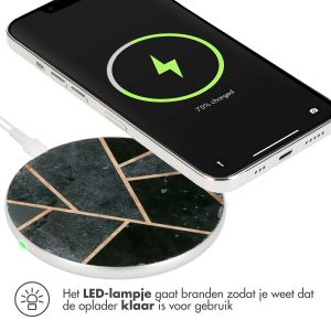 iMoshion Design wireless charger - Fast Charge draadloze oplader 10W - Black Copper Graphic