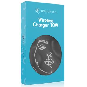 iMoshion Design wireless charger - Fast Charge draadloze oplader 10W - Black White Line Art Woman