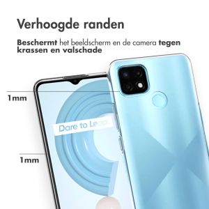Accezz Clear Backcover Realme C21 - Transparant