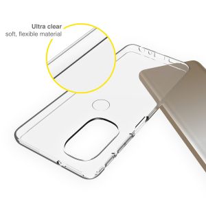 Accezz Clear Backcover Motorola Moto G51 - Transparant