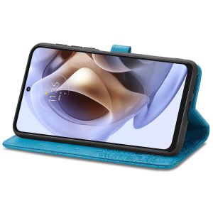 iMoshion Mandala Bookcase Motorola Moto G31 / G41 - Turquoise