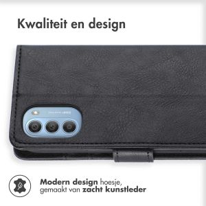 iMoshion Luxe Bookcase Motorola Moto G51 - Zwart