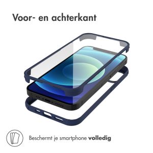 Accezz 360° Full Protective Cover iPhone 12 (Pro) - Blauw