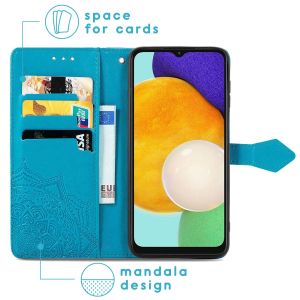 iMoshion Mandala Bookcase Samsung Galaxy A13 (5G) / A04s - Turquoise