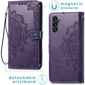 iMoshion Mandala Bookcase Samsung Galaxy A13 (5G) / A04s - Paars