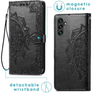 iMoshion Mandala Bookcase Samsung Galaxy A13 (5G) / A04s - Zwart