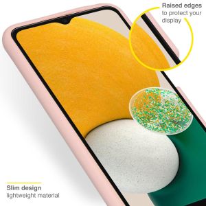Accezz Liquid Silicone Backcover Samsung Galaxy A13 (5G) / A04s - Roze