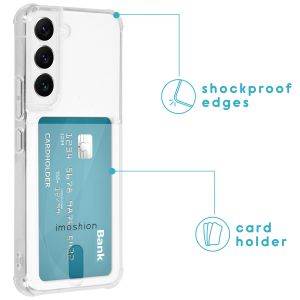 iMoshion Softcase Backcover met pashouder Samsung Galaxy S22 - Transparant