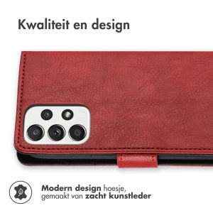 iMoshion Luxe Bookcase Samsung Galaxy A33 - Rood